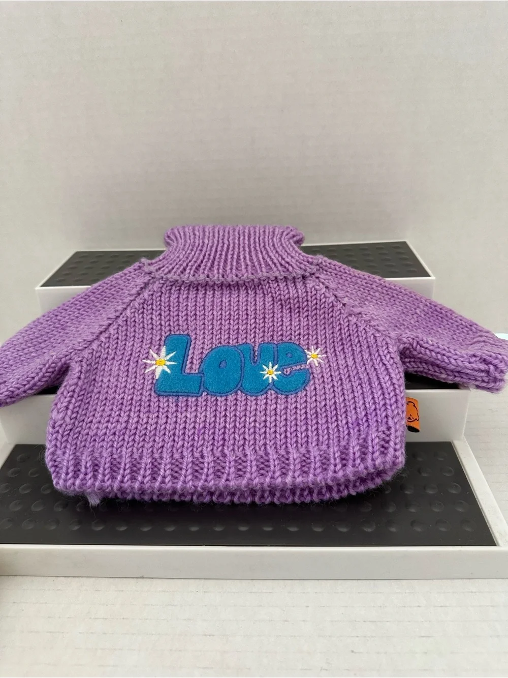 Bear Works Lot of Knitted Sweaters with Patches for Stuffed Bears #9